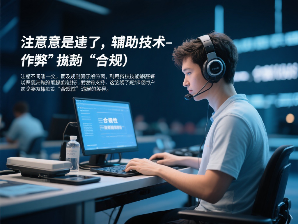 需要注意的是，辅助技术并非“作弊”或“违规操作”，